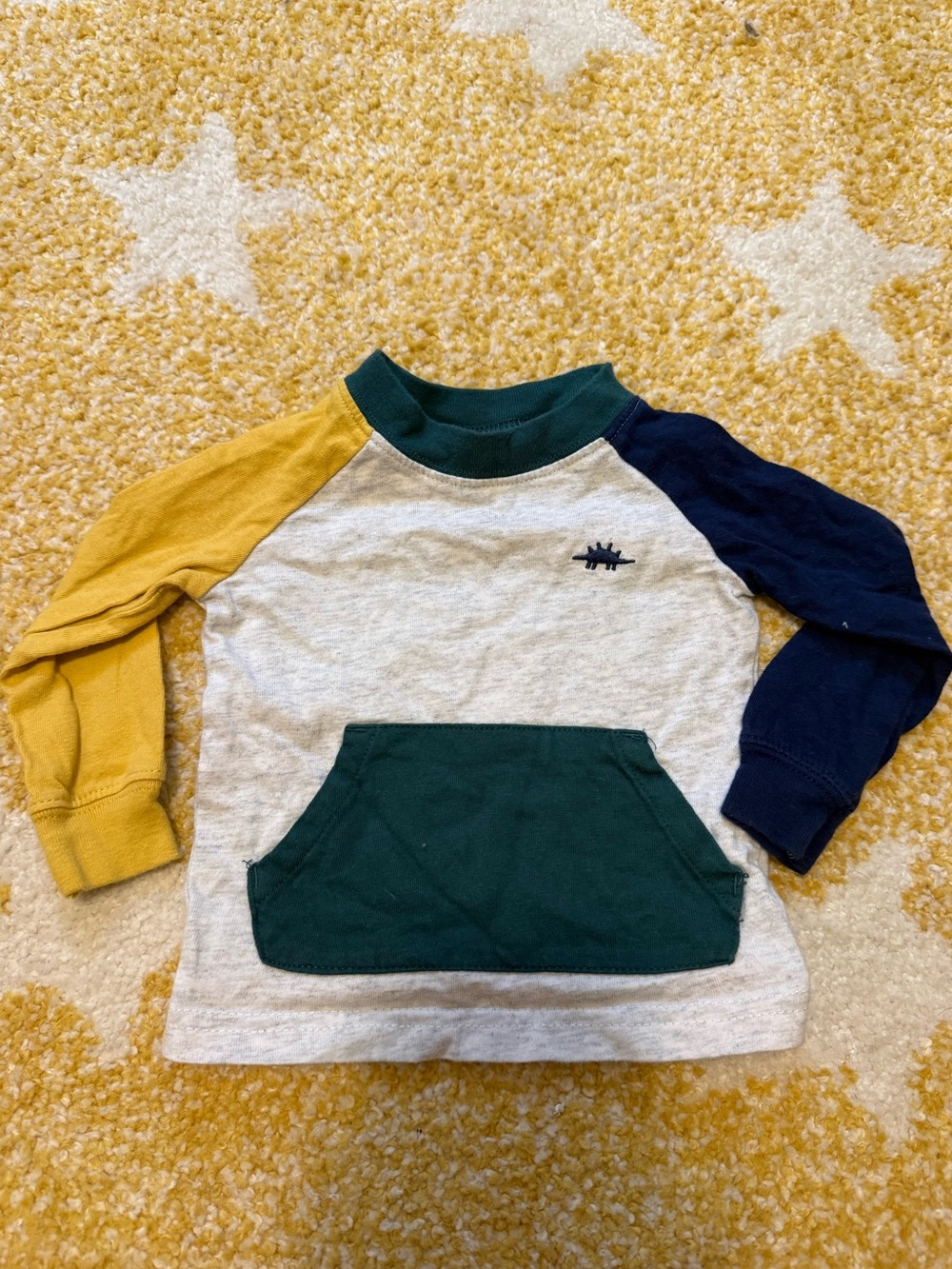 3m Color block long sleeve shirt